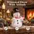 Hodao Funny Snowman Figurine – Whimsical Winter & Year-Round Home Decor