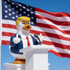 Hodao Funny Trump-Style Duck Figurine,  Novelty Gag Gift for Adults, Desk & Car Decor