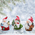 Hodao 3 PCS Teacup Christmas Elves Xmas Gnomes Decorations for Home