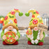 Hodao Pizza Gnomes Figurines Family Party Decor for Home