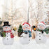 Hodao 3 PCS Christmas Snowman Decorations for Home Xmas Gifts