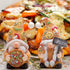 Hodao Pizza Gnomes Figurines Family Party Decor for Home