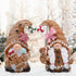 Hodao 2 PCS Christmas Gingerbread Man Gnomes