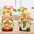 Hodao Pizza Gnomes Figurines Family Party Decor for Home