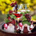 Hodao Red Wine Gnomes Figurines Home Party Decor