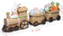 Hodao Easter Train Figurine Bundle (Choose 3/4/6-Piece Set) – Pastel Spring Tabletop Decor Collection with Bunny & Egg Carts, Cute Home Accent for Mantel, Shelf & Tiered Tray, Gift-Ready Easter Decor