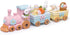 Hodao Easter Train Figurine Bundle (Choose 3/4/6-Piece Set) – Pastel Spring Tabletop Decor Collection with Bunny & Egg Carts, Cute Home Accent for Mantel, Shelf & Tiered Tray, Gift-Ready Easter Decor