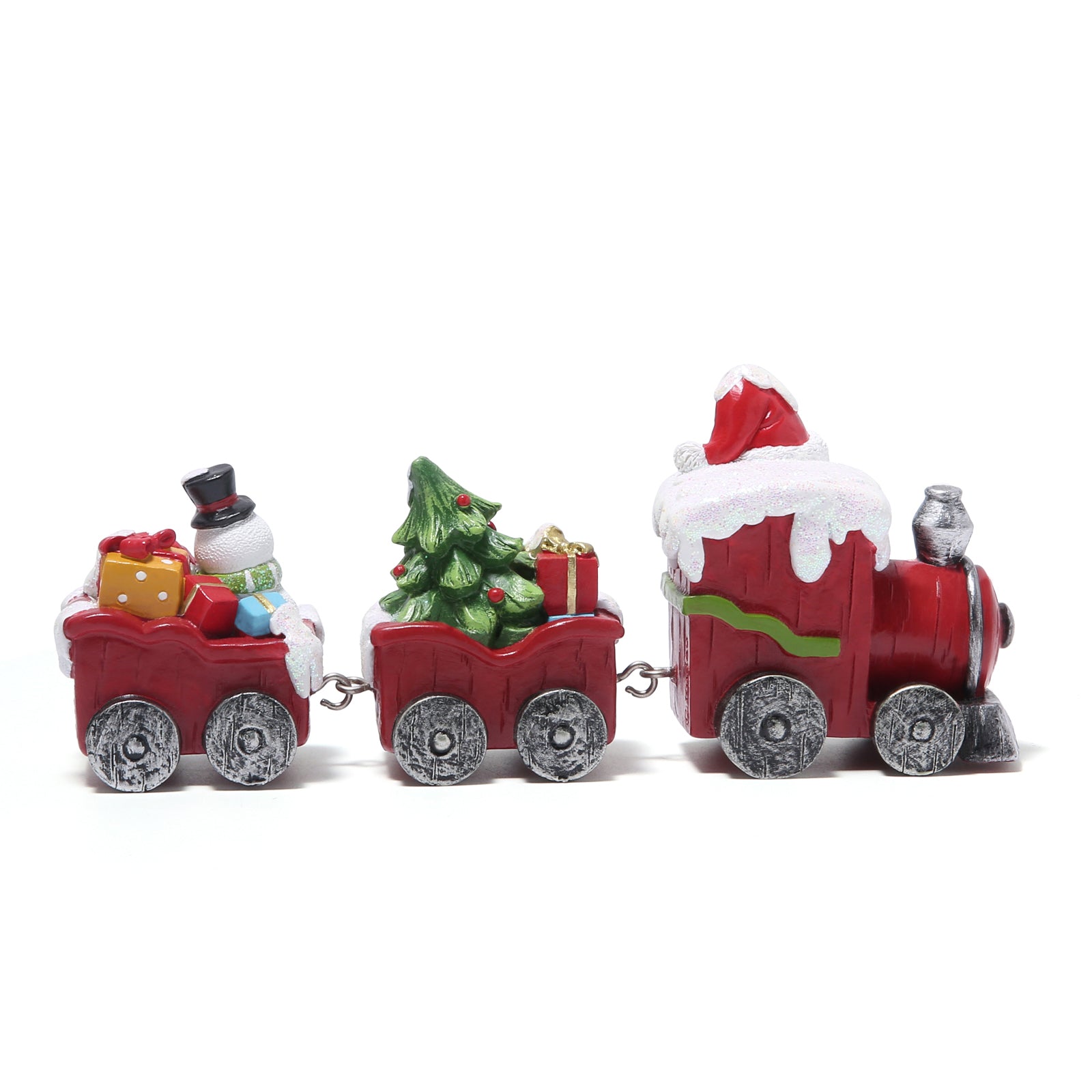 Hodao Christmas Small Train Figurines Decoration Gift Indoor