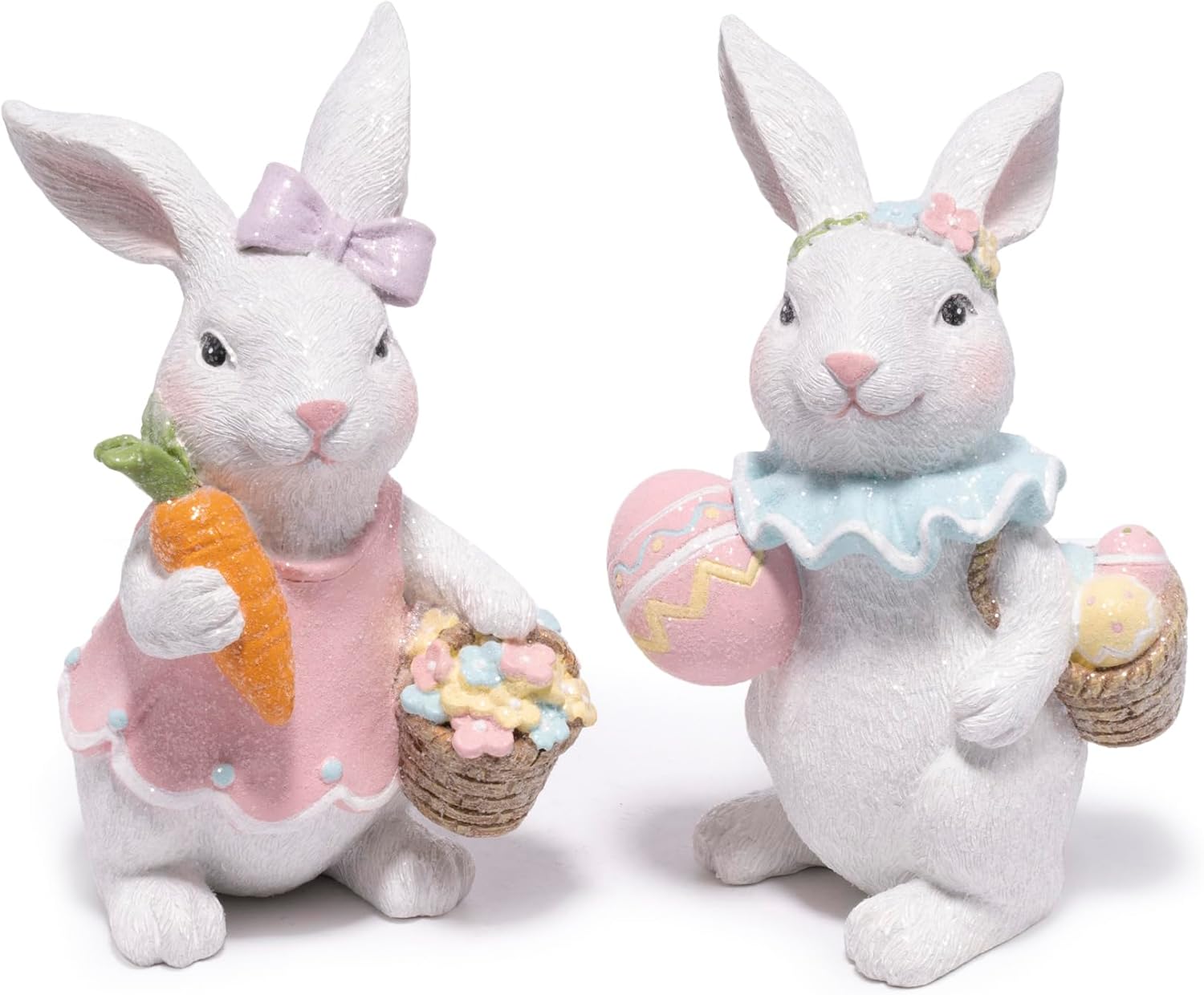 Hodao Easter Bunny Resin Figurines Collection