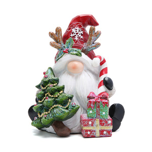 Hodao Christmas Gnomes Decorations with Christmas Tree ,Gifts and candy cane