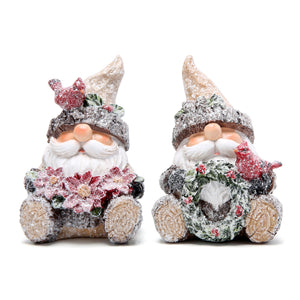 Hodao Woodland Santa Claus Gnomes Christmas Decorations for Home