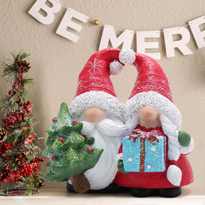 Hodao Christmas Elf Couple Share Cozy Christmas Moments