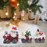 Hodao Christmas Small Train Figurines Decoration Gift Indoor