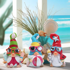 Hodao 3PCS Summer Gnomes Decor Sea Star Shell Gnomes- BUY 2 FREE SHIPPING