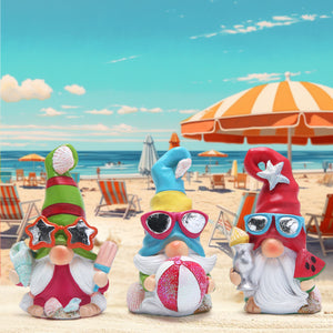 Hodao 3PCS Summer Gnomes Decor Sea Star Shell Gnomes- BUY 2 FREE SHIPPING