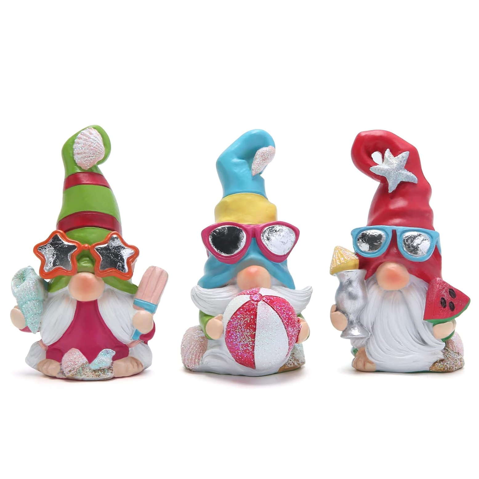 Hodao 3PCS Summer Gnomes Decor Sea Star Shell Gnomes- BUY 2 FREE SHIPPING