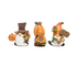 Hodao 3pcs Fall Thanksgiving Pumpkin Gnomes Decorations