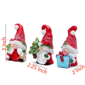 Hodao 3 set of Christmas gnomes decorations for home