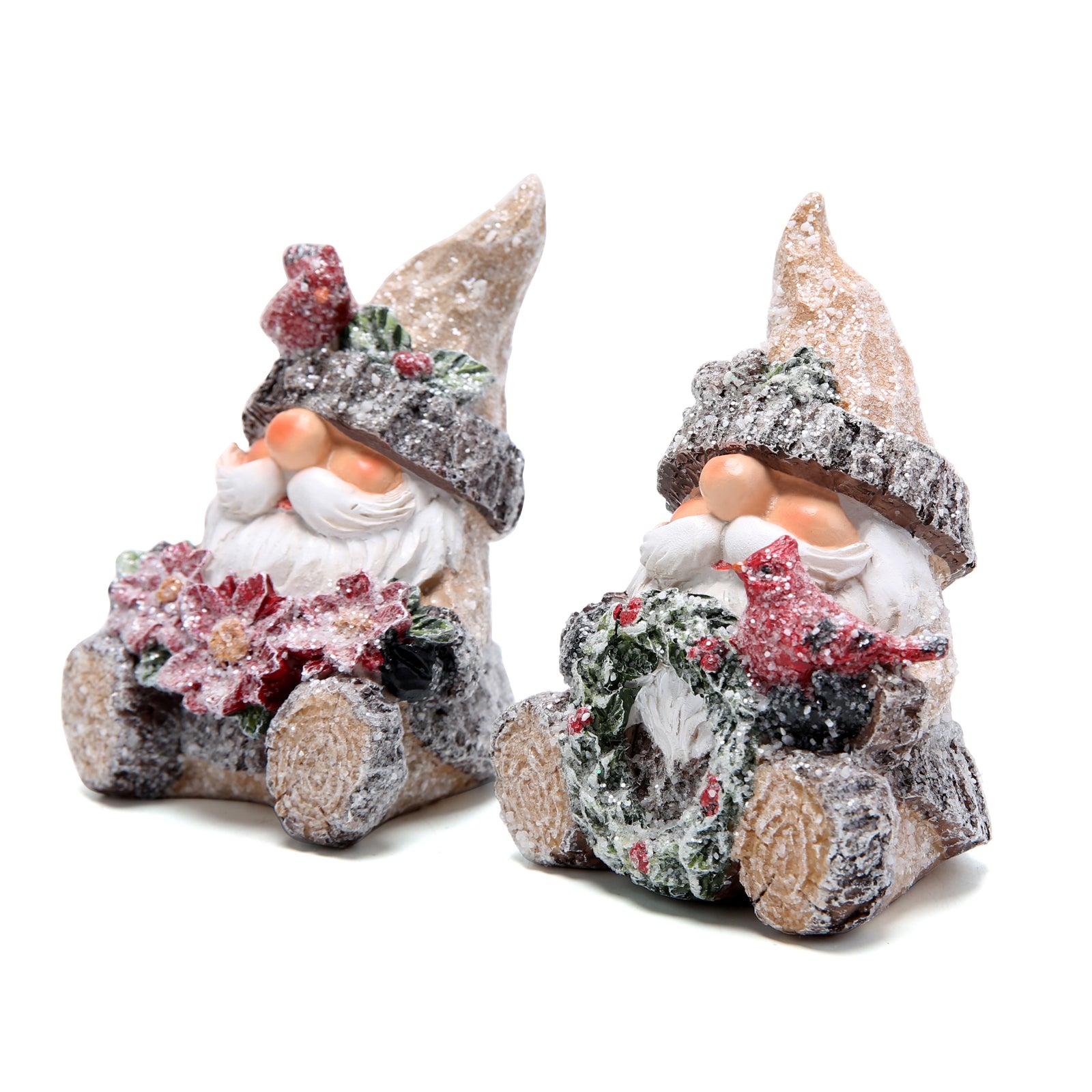 Hodao Woodland Santa Claus Gnomes Christmas Decorations for Home