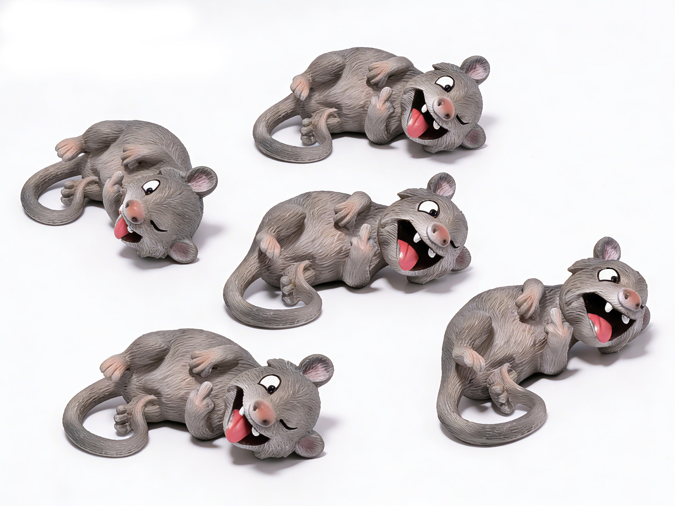 Hodao Hilarious Laughing Opossum Figurine, Novelty Gag Gift for Adults, Desk & Car Decor