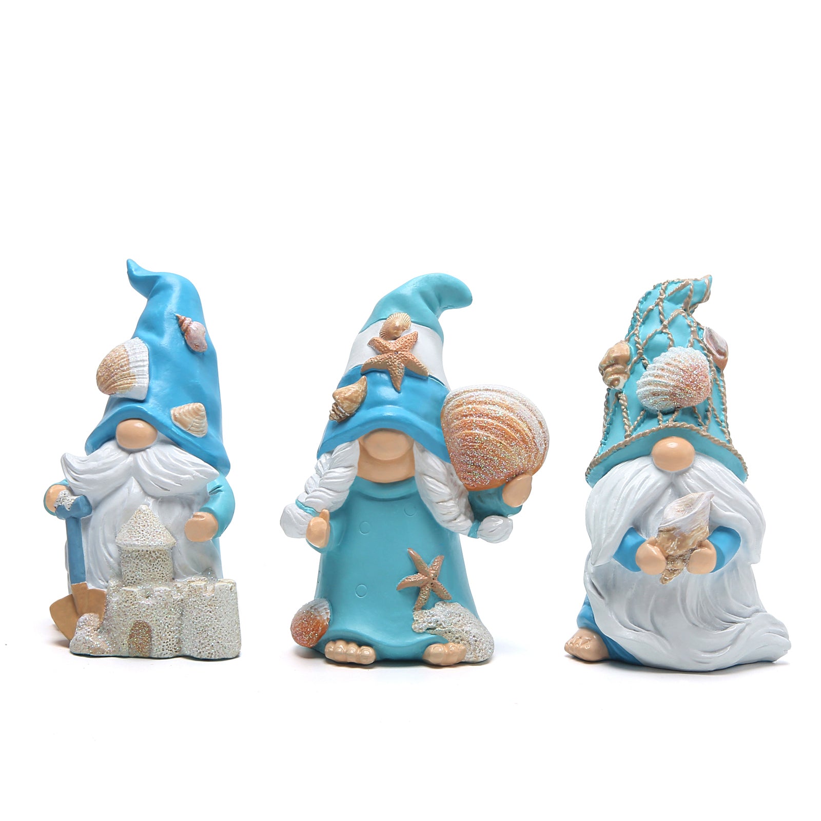 Hodao 3PCS Summer Gnomes Decor Sea Star Shell Gnomes- BUY 2 FREE SHIPPING