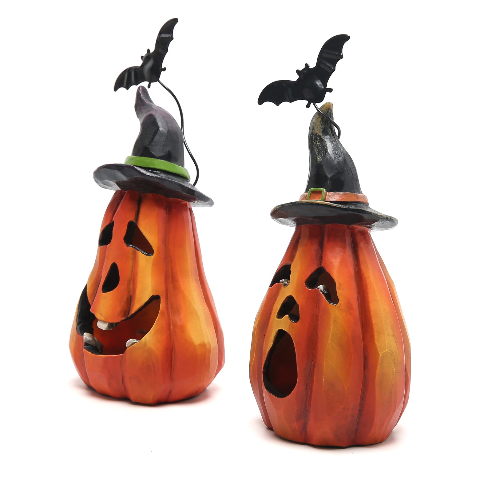 Hodao Halloween Pumpkin Decorations Indoor Halloween Decorations Clearance for Table/Halloween/Window/Present Box/Gift