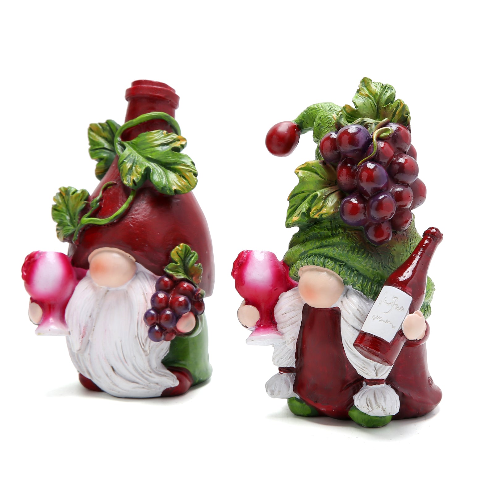 Hodao Red Wine Gnomes Figurines Home Party Decor