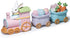 Hodao Easter Train Figurine Bundle (Choose 3/4/6-Piece Set) – Pastel Spring Tabletop Decor Collection with Bunny & Egg Carts, Cute Home Accent for Mantel, Shelf & Tiered Tray, Gift-Ready Easter Decor