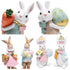 Hodao Easter Bunny Resin Figurines Collection