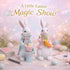 Hodao Easter Bunny Figurines Set of 2 – Gentleman Rabbit Pair with Pastel Coats & Spring Props, Cute Tabletop Decor for Mantel, Shelf & Tiered Tray, Giftable Easter Home Accent