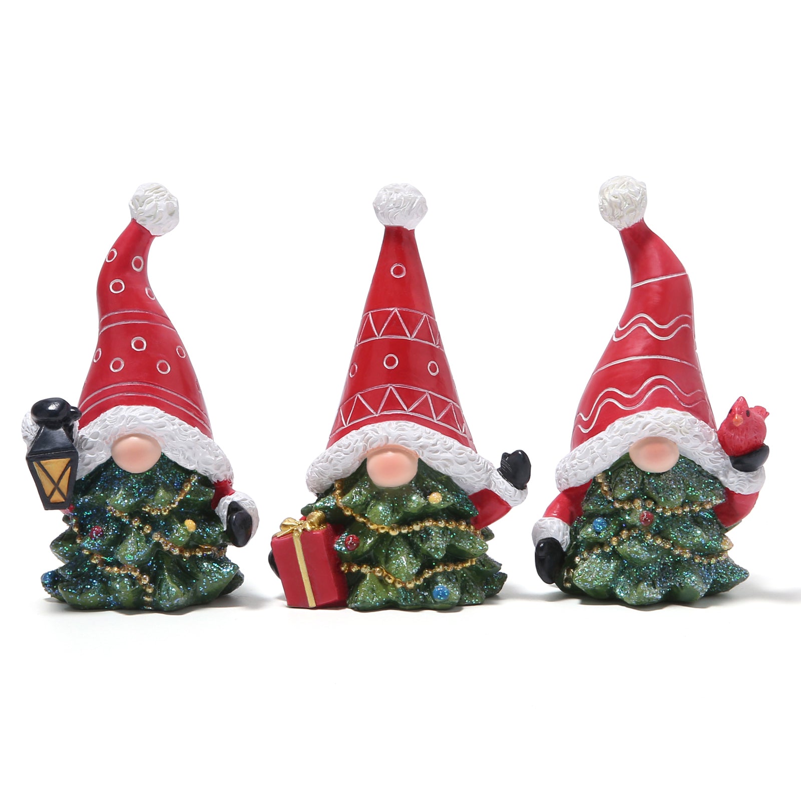 Hodao Christmas Hat Gnomes 3 PCS Xmas Tree Gnomes Decorations