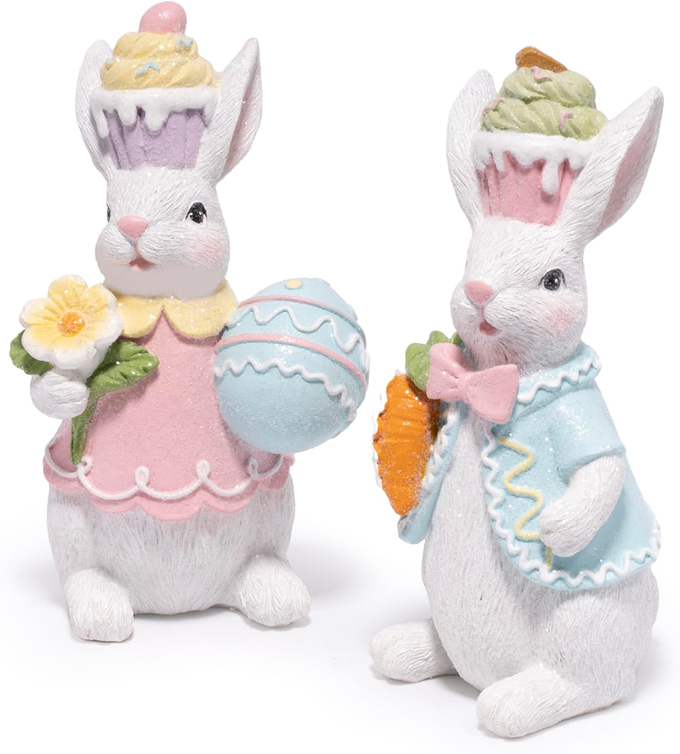 Hodao Easter Bunny Resin Figurines Collection