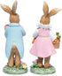 Hodao Easter Bunny Resin Figurines Collection