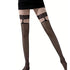 DIOZATIAN Women's Black Hosiery Lace Sheer Tights - Elegant Fishnet Stockings with High Waist & Comfortable Stretch
