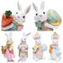 Hodao Easter Bunny Resin Figurines Collection