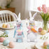 Hodao Easter Bunny Figurines Set of 2 – Gentleman Rabbit Pair with Pastel Coats & Spring Props, Cute Tabletop Decor for Mantel, Shelf & Tiered Tray, Giftable Easter Home Accent