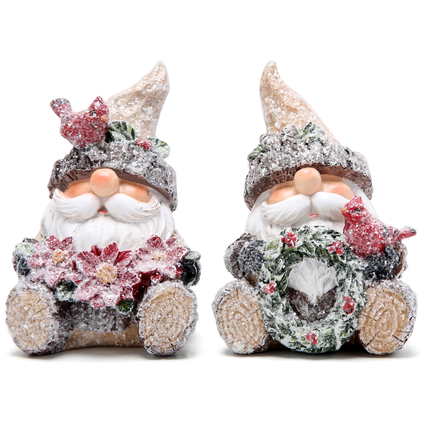 Hodao Woodland Santa Claus Gnomes Christmas Decorations for Home