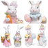 Hodao Easter Bunny Resin Figurines Collection