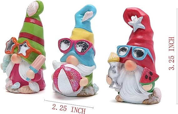 Hodao 3PCS Summer Gnomes Decor Sea Star Shell Gnomes- BUY 2 FREE SHIPPING