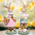 Hodao Easter Bunny Resin Figurines Collection