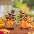 Hodao Owl Sculpture - Resin Thanksgiving Decor