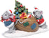 Hodao Christmas Mice Figurines with Gifts – Holiday Mouse Decorations with Xmas Hat Details – Festive Christmas Table, Mantel, and Home Decor Ornaments
