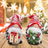 Hodao 2 PCS Christmas Gnomes Decorations Xmas Hat Gnomes