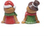 Hodao Gingerbread Man Figurines Decorations – Festive Stock Hanger Decor for Fireplace, Tabletop Decoration, Holiday Gift for Family Traditional Christmas Sock Holder Decor