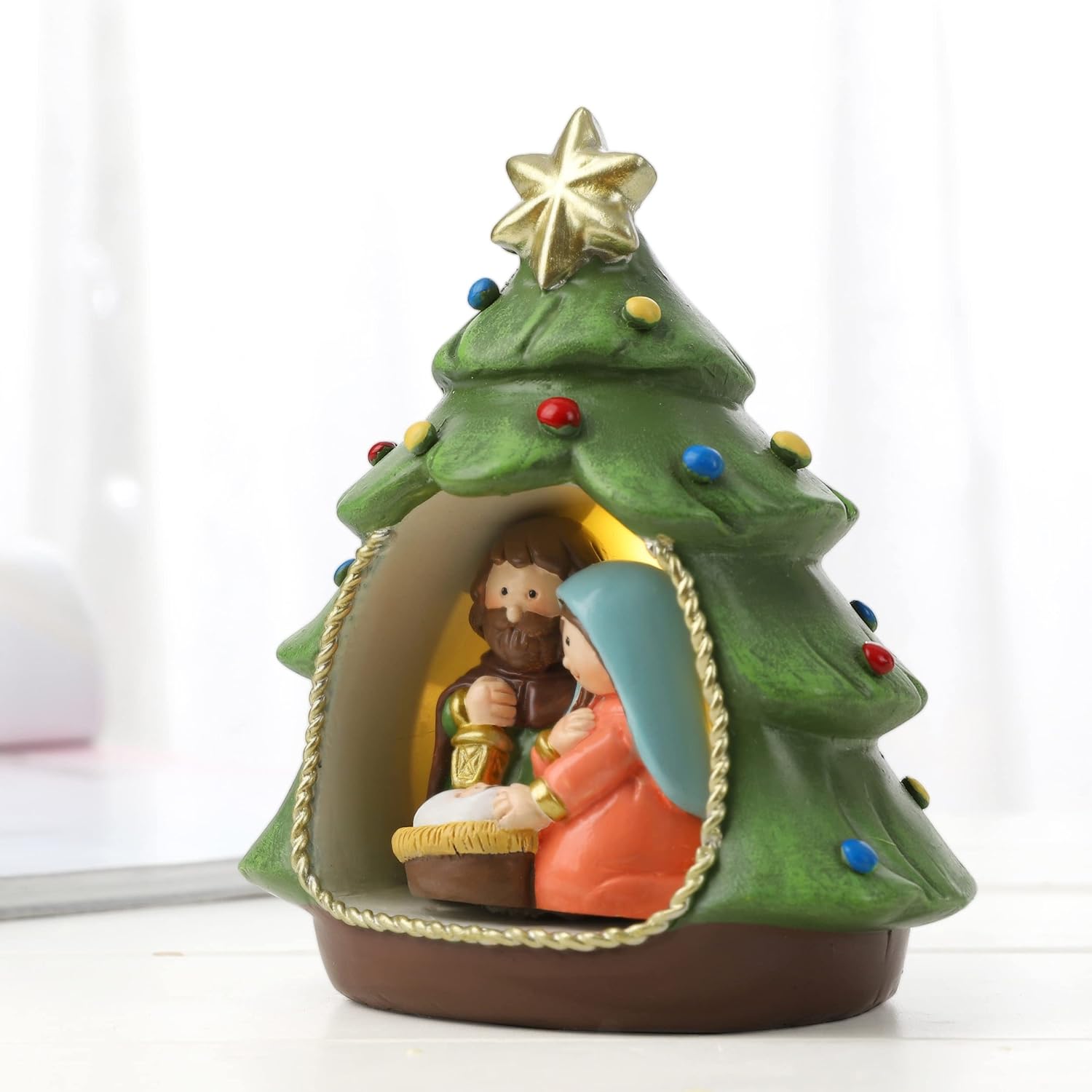 Hodao Green Christmas Nativity Sets