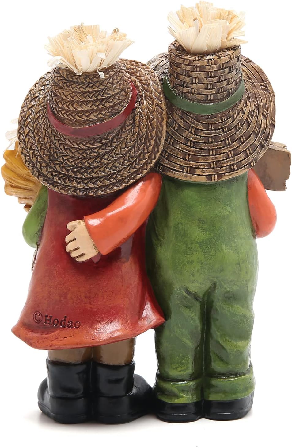 Hodao Fall Thanksgiving Scarecrow Couple Table Decorations