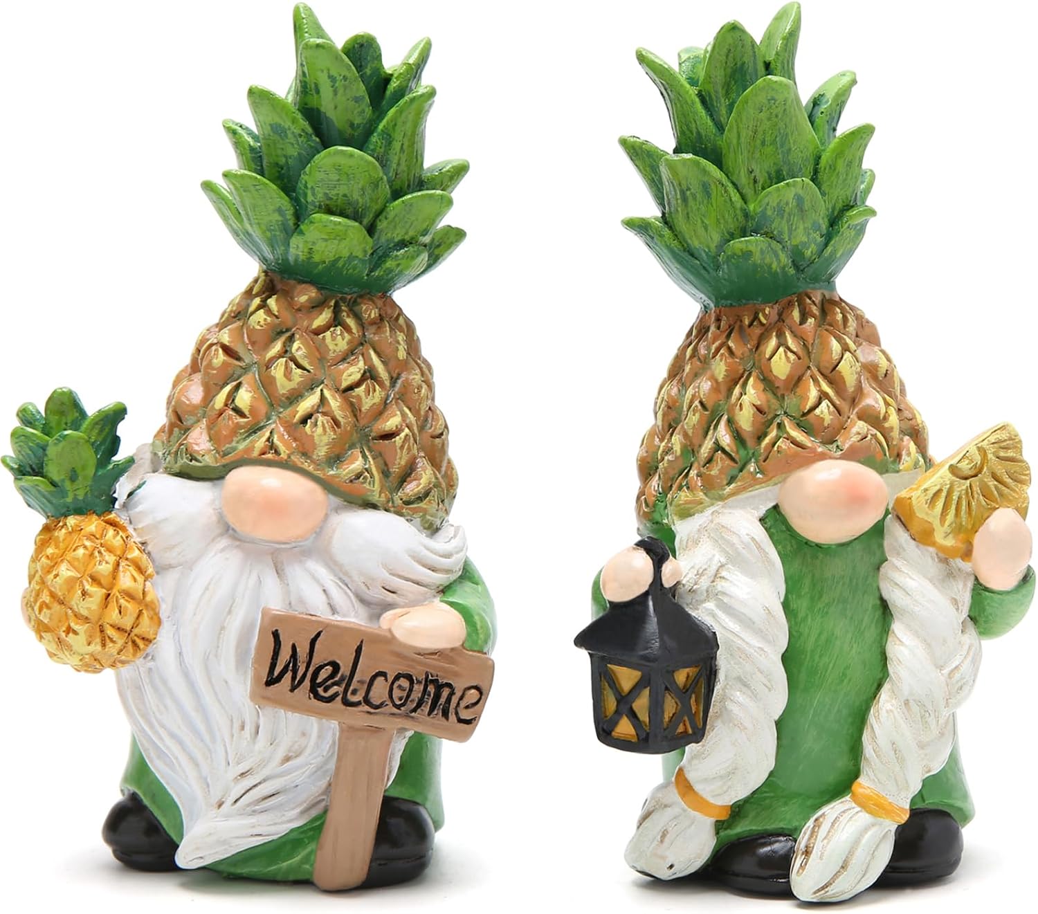 HODAO delicate pineapple dwarf decor-summer decor-summer theme gift-indoor/outdoor decor-home decor-welcome summer creative home and garden decor