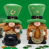 Hodao 2 PCS Spring St Patricks Day Gnomes Decorations Beard Elf Decor Home Table Ornament Decor Dwarf Figurines for St. Patricks Day Gifts Green Irish Gnome Decorations
