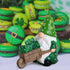 Hodao St Patrick's Day Gnomes Decorations Beard Elf for St Patricks Day Decor Home Table Ornament Decor Dwarf Figurines for St. Patrick's Gifts Green Irish Handmade Gnome Decorations Gifts