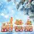 Hodao 9.25” Christmas Gingerbread Man Train Decorations for